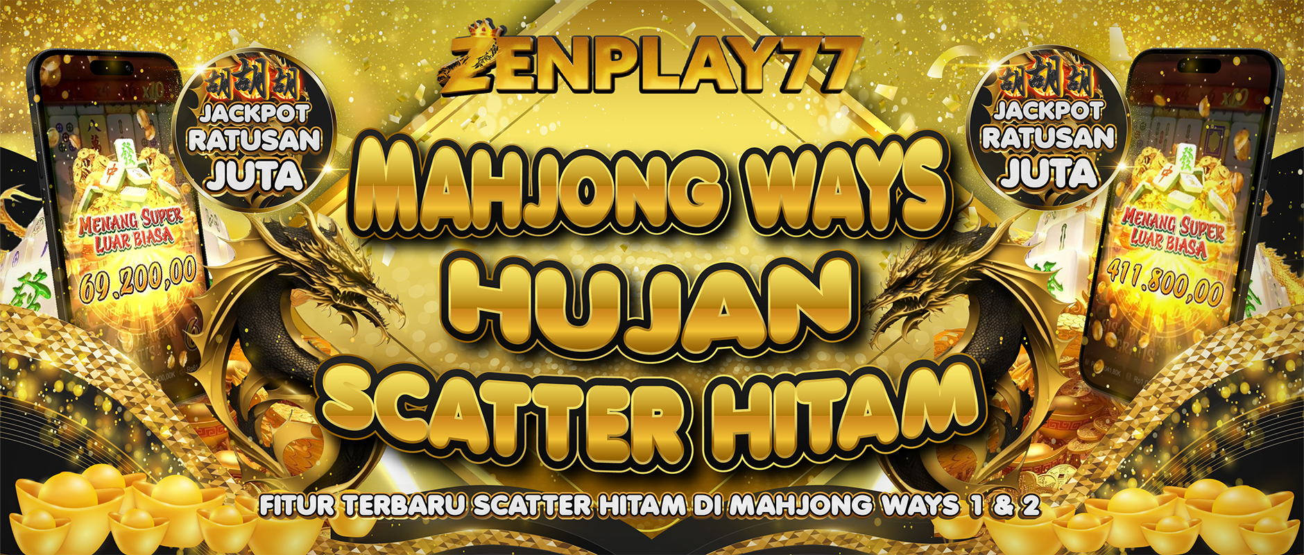 Mahjong Wins3 Scatter Black